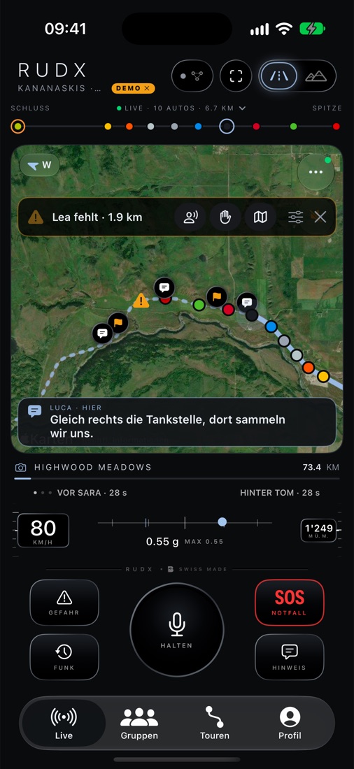 Live-Konvoi: Wächter meldet „Lea fehlt“